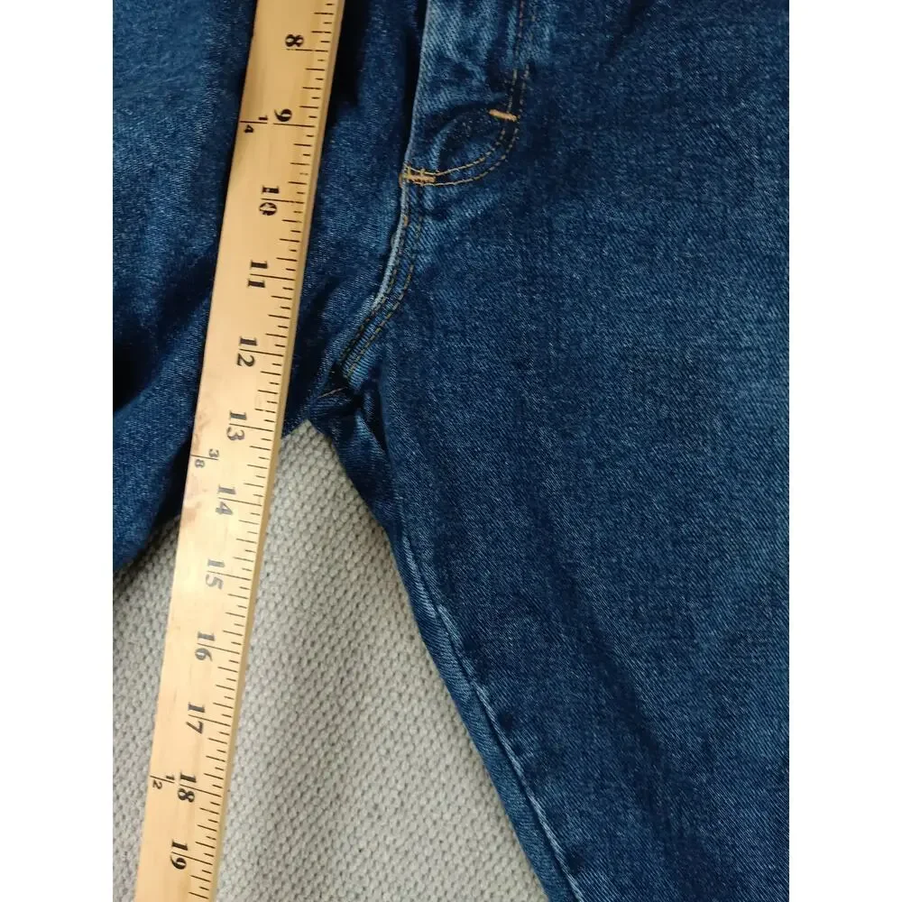 Wrangler‎ Rugged Wear Jeans Mens 36X30 Dark Blue Relaxed Straight Work Casual